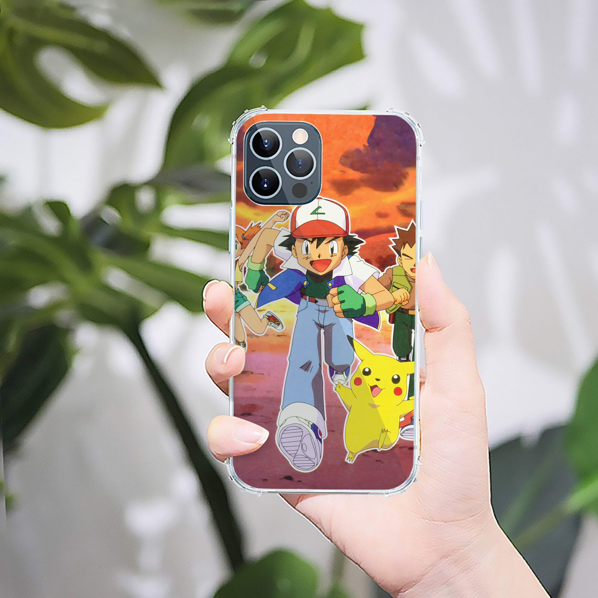 （画像用） ポケットモンスター Pokémon 【iPhone 12シリーズ対応】透明スマホケース（クリアソフトケース）